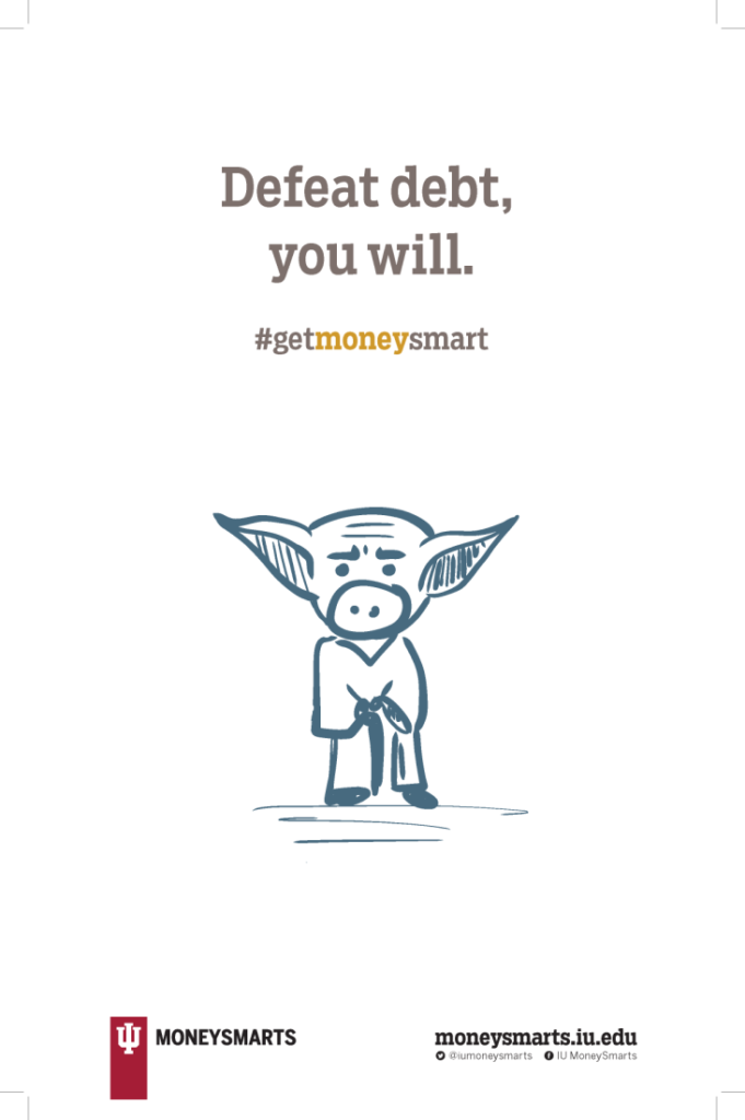 yoda pig defeats debt